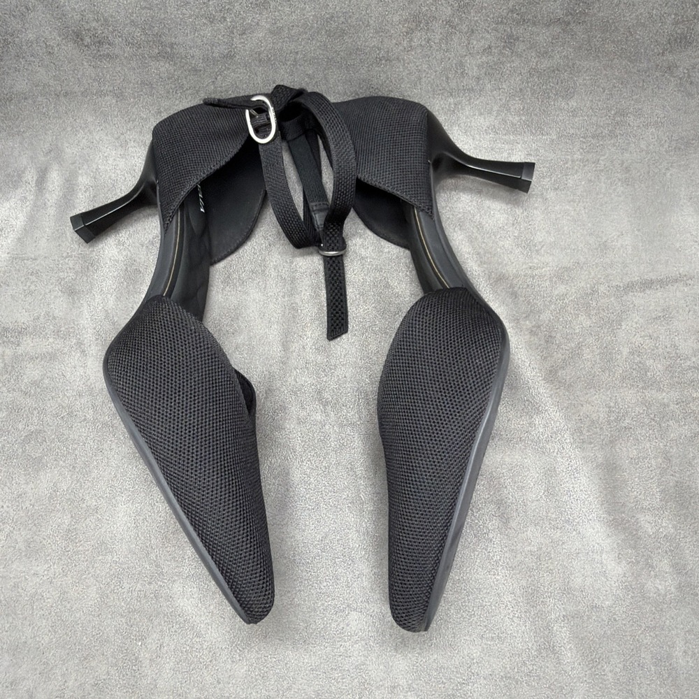 Vivaia Arabella Pointed Toe Mid Heels In Black Size 11 - Picture 6 of 10